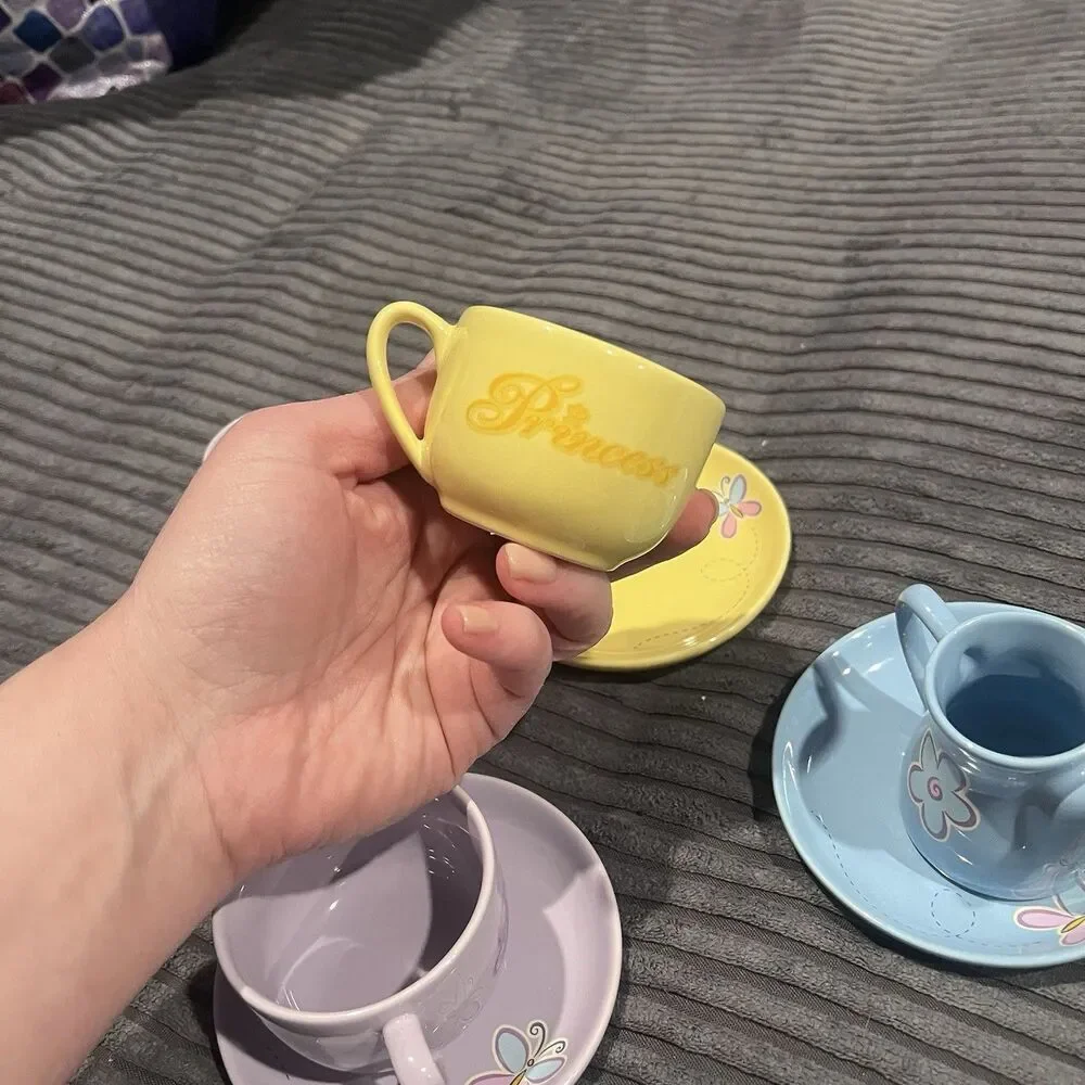 Princess Tea Partial Set Cups & Saucers Disney Parks Made In Thailand See Pics